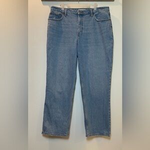 Abercrombie and Fitch the vintage straight high-rise curve love size 33